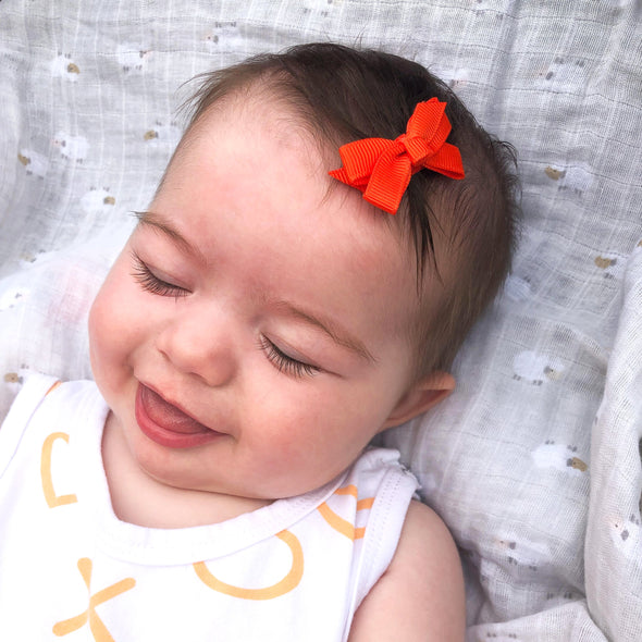 5 Small Snap Chelsea Boutique Bow Collection - Elf Baby Wisp