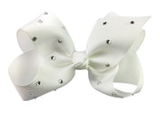 Americana 4 Inch Bow Pinch Clip - Sparkle Baby Wisp