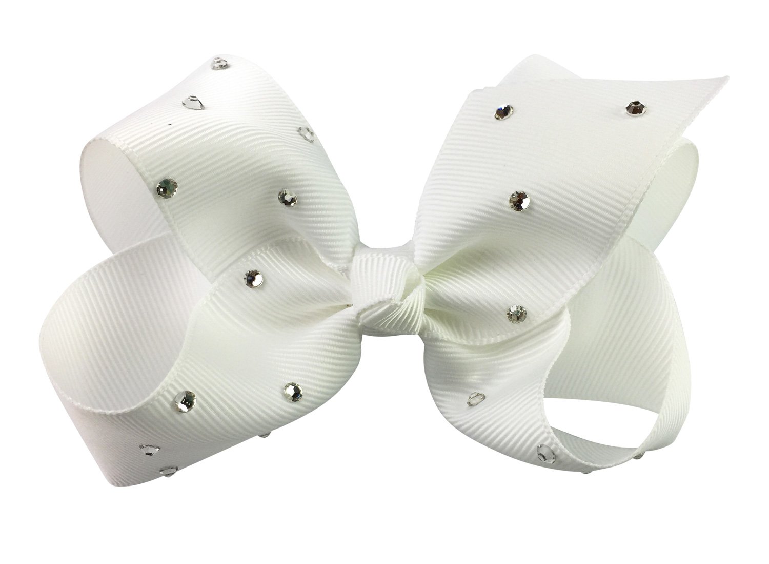 Americana 4 Inch Bow Pinch Clip - Sparkle Baby Wisp