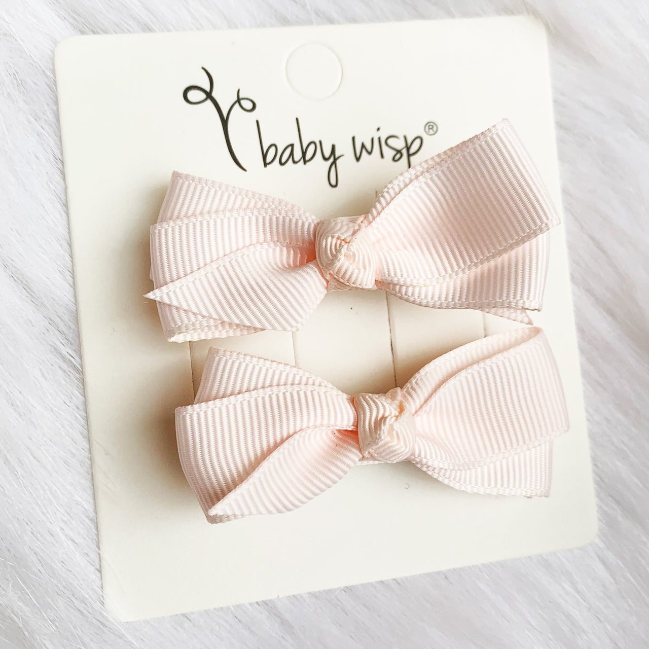 Aiyanna Toddler Bow - Alligator Hair Clip - Pigtail Pair Baby Wisp