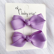 Aiyanna Toddler Bow - Alligator Hair Clip - Pigtail Pair Baby Wisp