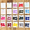 Velvet Ribbon Pigtail Bows Alligator Clips - 2 Bows Baby Wisp