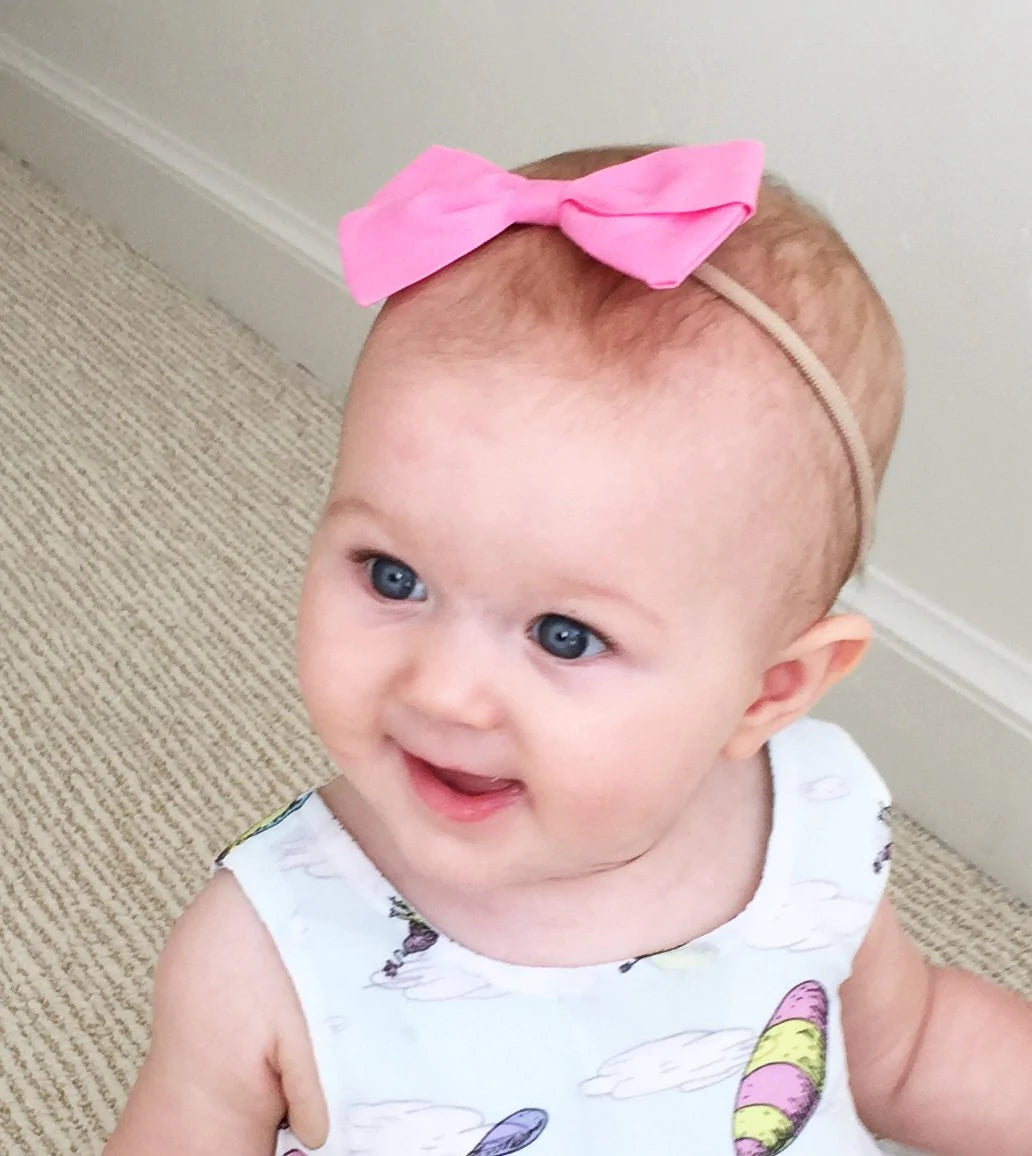 Emma Bow Infant Headbands - Easter Bows Baby Wisp