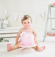 Americana Grosgrain Knotted Boutique Bow Alligator Clip Baby Wisp