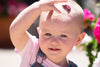Grosgrain Tuxedo Bow Snap Clip - Single Hair Bow - Rosy Mauve Baby Wisp