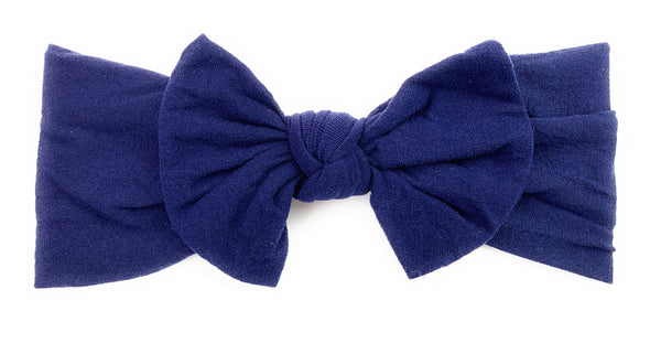 Infant Headwrap Nylon Bow Headband - Red Baby Wisp
