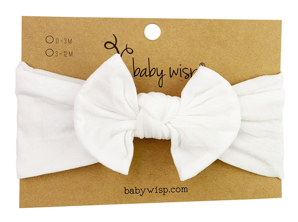 Infant Headwrap Nylon Bow Headband Baby Wisp