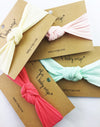 Infant Headwrap - Turban Knot Headband - Pumpkin Spice Baby Wisp