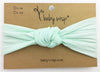 Infant Headwrap - Turban Knot Headband - Mint Baby Wisp
