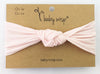 Infant Headwrap - Turban Knot Headband - Pale Pink Baby Wisp