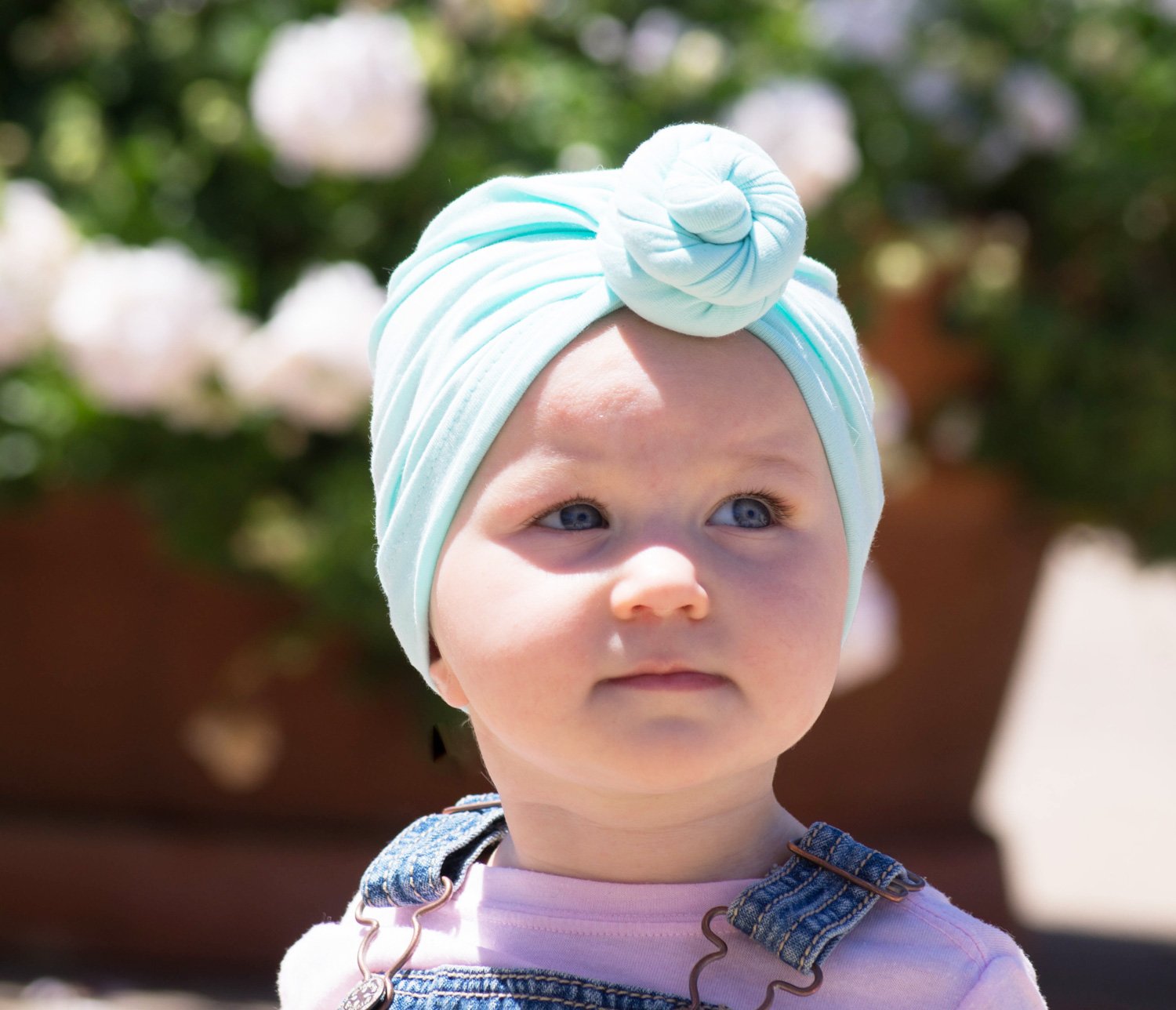 Infant Turban Knot Hat Baby Wisp