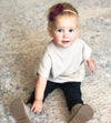 Emerald Green Knotted Bow - Nylon Skinny Headband Baby Wisp