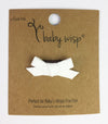 Mini Latch Wisp Clip - Hand Tied Faux Suede Bows Spring Palette Baby Wisp