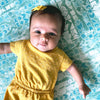 Medium Wisp Clip Baby Bow - Thali Faux Suede Bow Baby Wisp