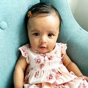 5 Small Snap Clips Mini Bows Tuxedo - Marching Band Baby Wisp