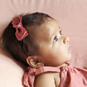 Aiyanna Toddler Bow - Alligator Hair Clip - Pigtail Pair Baby Wisp