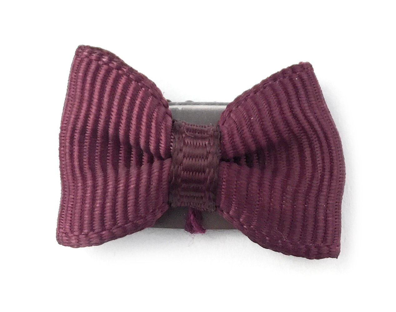 Mini Wisp Clip Tiny Tuxedo Grosgrain Bow Baby Wisp