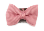 Mini Latch Tuxedo Grosgrain Bow - Rose Quartz Blush Baby Wisp