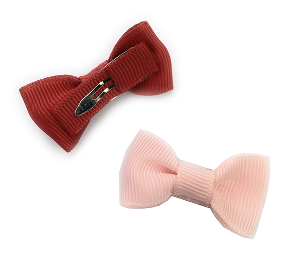 5 Small Snap Clips Charlotte Bow Collection - Sandy Toes Baby Wisp