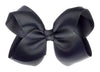 Americana Bow Pinch Clip - Charcoal Baby Wisp
