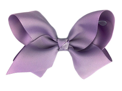 Americana Bow Pinch Clip - Dusky Mauve Baby Wisp