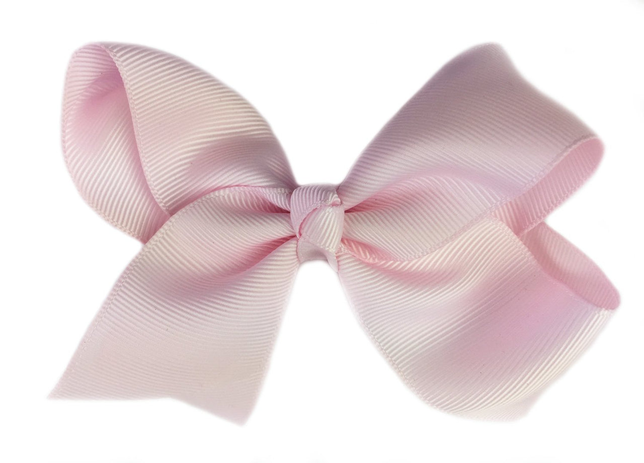 Americana Bow Pinch Clip - Icy Pink Baby Wisp