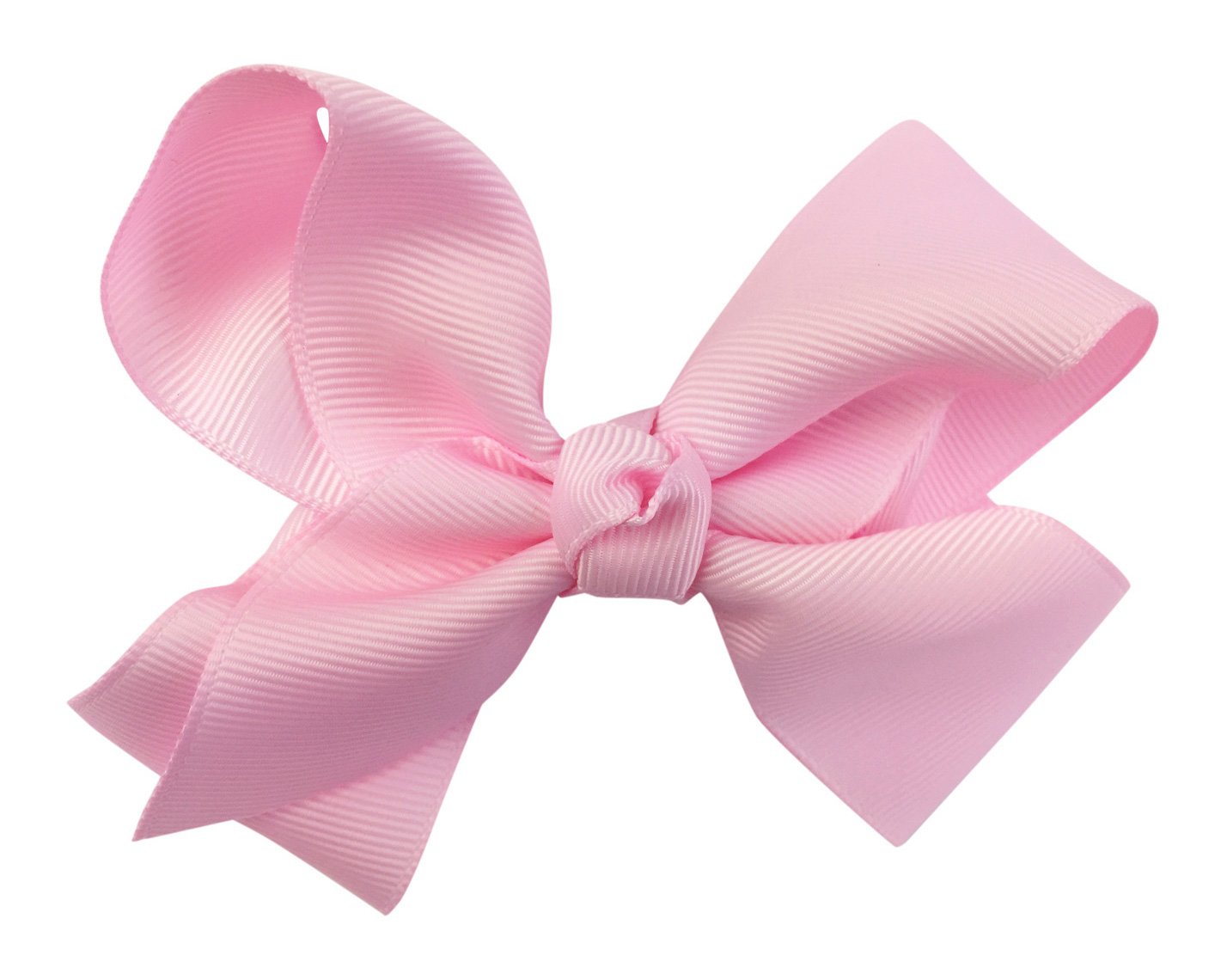 Americana Bow Pinch Clip - Light Pink Baby Wisp