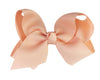 Americana Bow Pinch Clip - Peach Baby Wisp