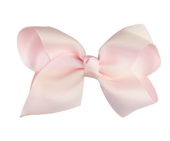 Americana Bow Pinch Clip - Pale Ballet Pink Baby Wisp
