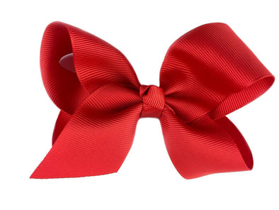 Americana Bow Pinch Clip - Red Baby Wisp