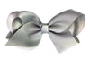 Americana Bow Pinch Clip - Grey Baby Wisp