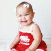 Mini Latch Classic Bow - Burgundy Baby Wisp