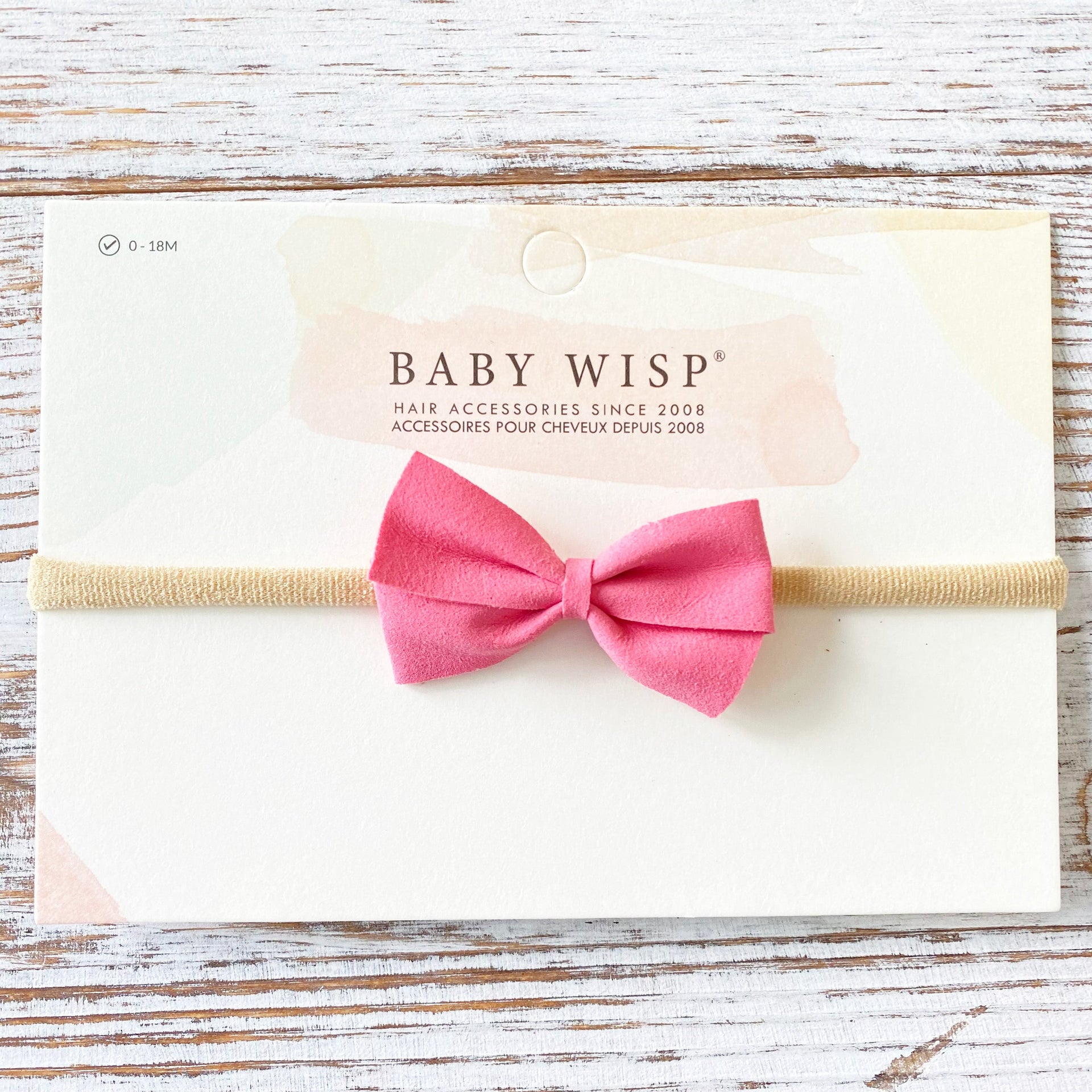 Thali Faux Suede Bow Headband for Babies Baby Wisp