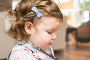 Small Snap Chelsea Boutique Bow - Single Hair Bow - Chantilly Baby Wisp