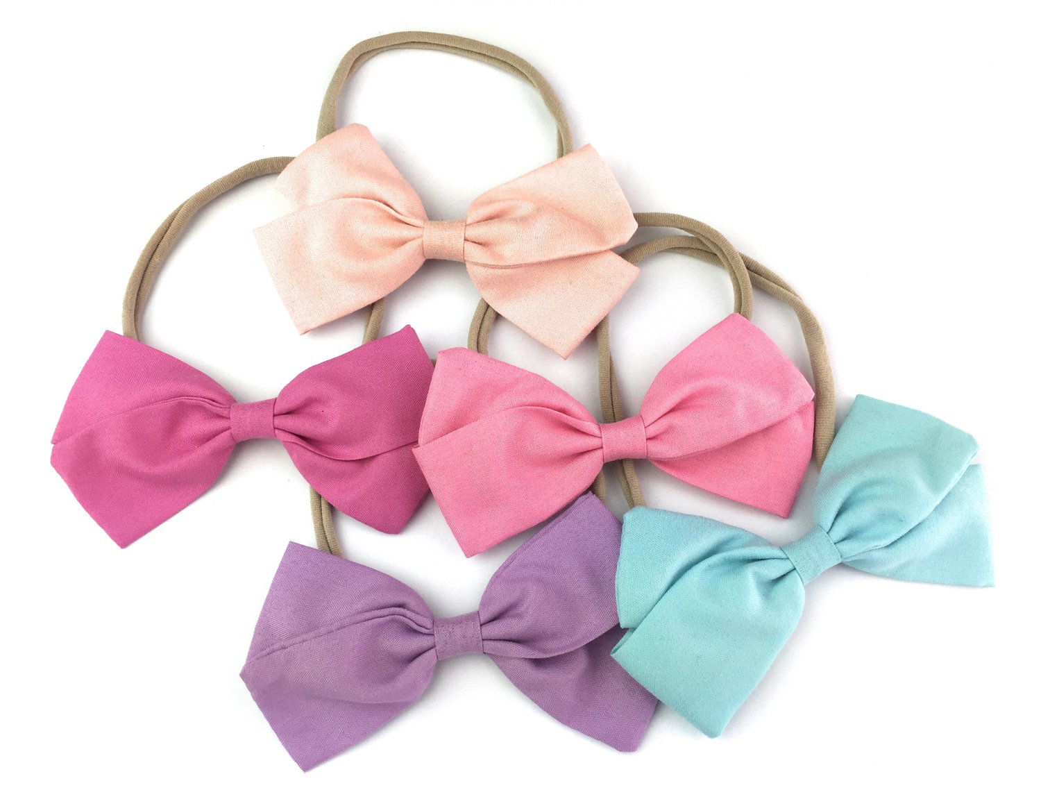 Emma Bow Infant Headbands Baby Wisp