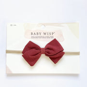 Emma Bow Infant Headbands Baby Wisp