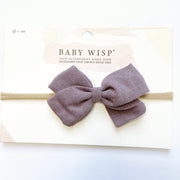 Emma Bow Infant Headbands Baby Wisp