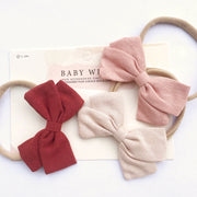 Emma Bow Infant Headbands Baby Wisp