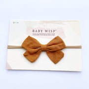 Emma Bow Infant Headbands Baby Wisp