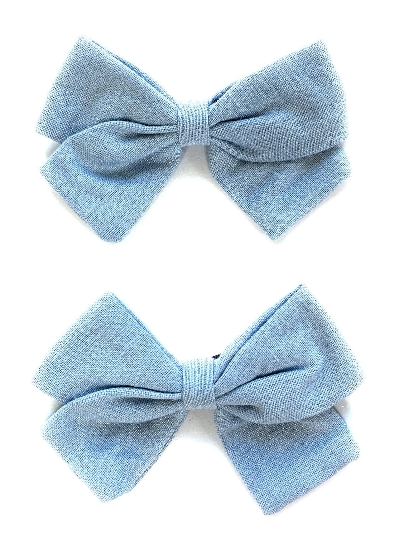 Summer Emma Fabric Bows - Pigtail Bows - Alligator Clip Baby Wisp