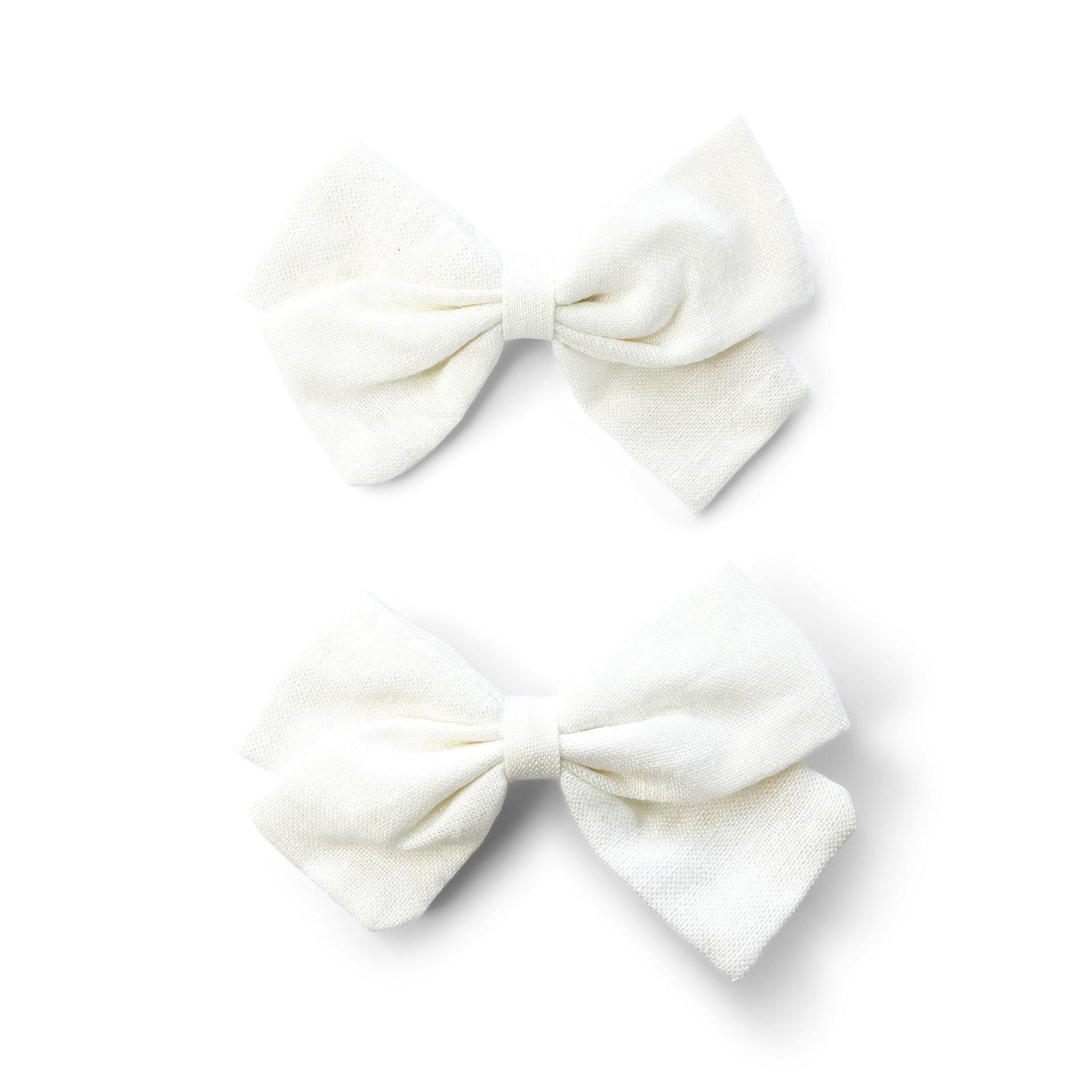 Emma Fabric Bows - Pigtail Bows - Alligator Clip Baby Wisp