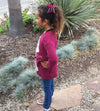 Americana Bow Pinch Clip - Cream Baby Wisp