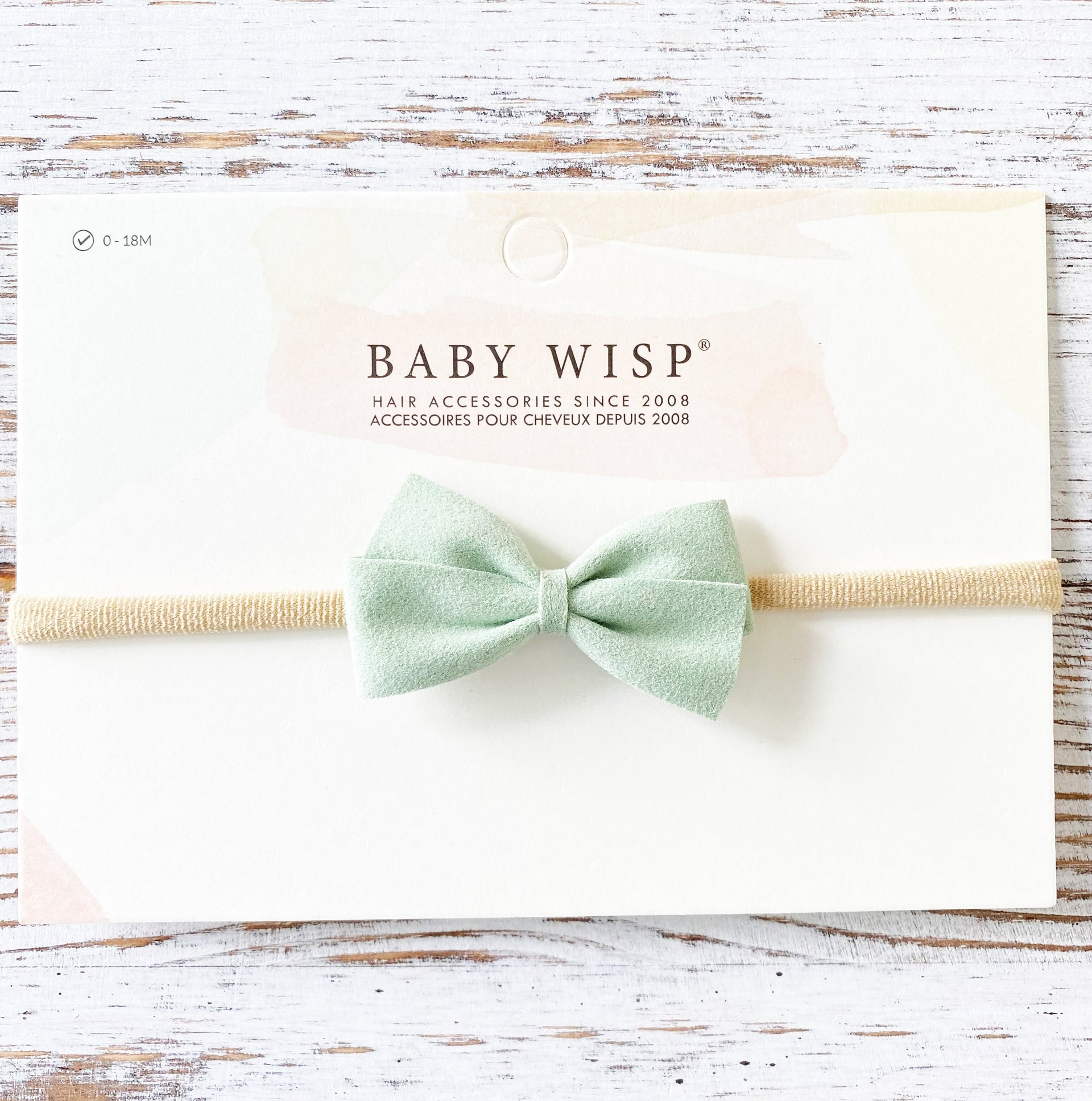 Thali Faux Suede Bow Headband for Babies Baby Wisp