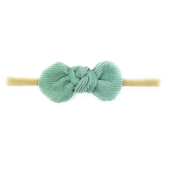 Cordelia Corduroy Knot Bow Headband For Babies and Toddlers Baby Wisp
