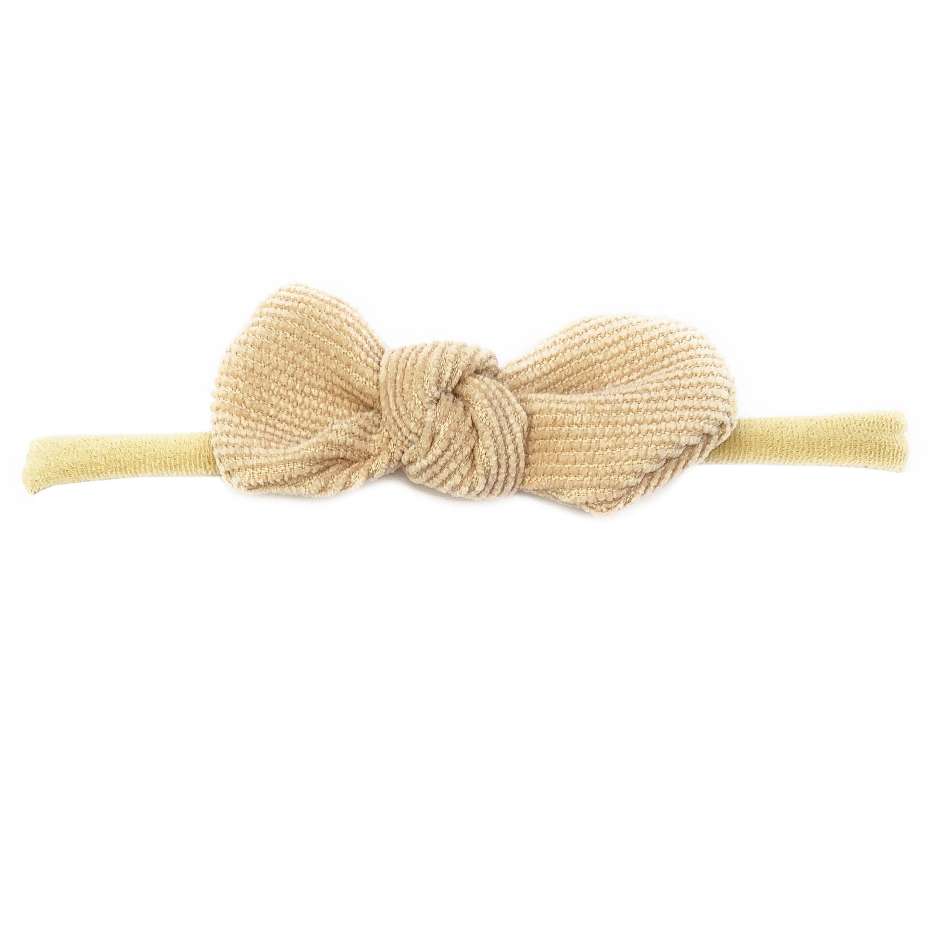 Cordelia Corduroy Knot Bow Headband For Babies and Toddlers Baby Wisp