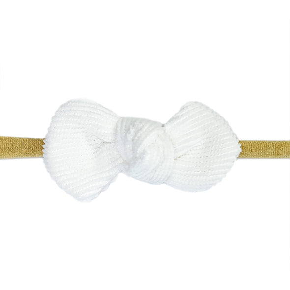Cordelia Corduroy Knot Bow Headband For Babies and Toddlers Baby Wisp