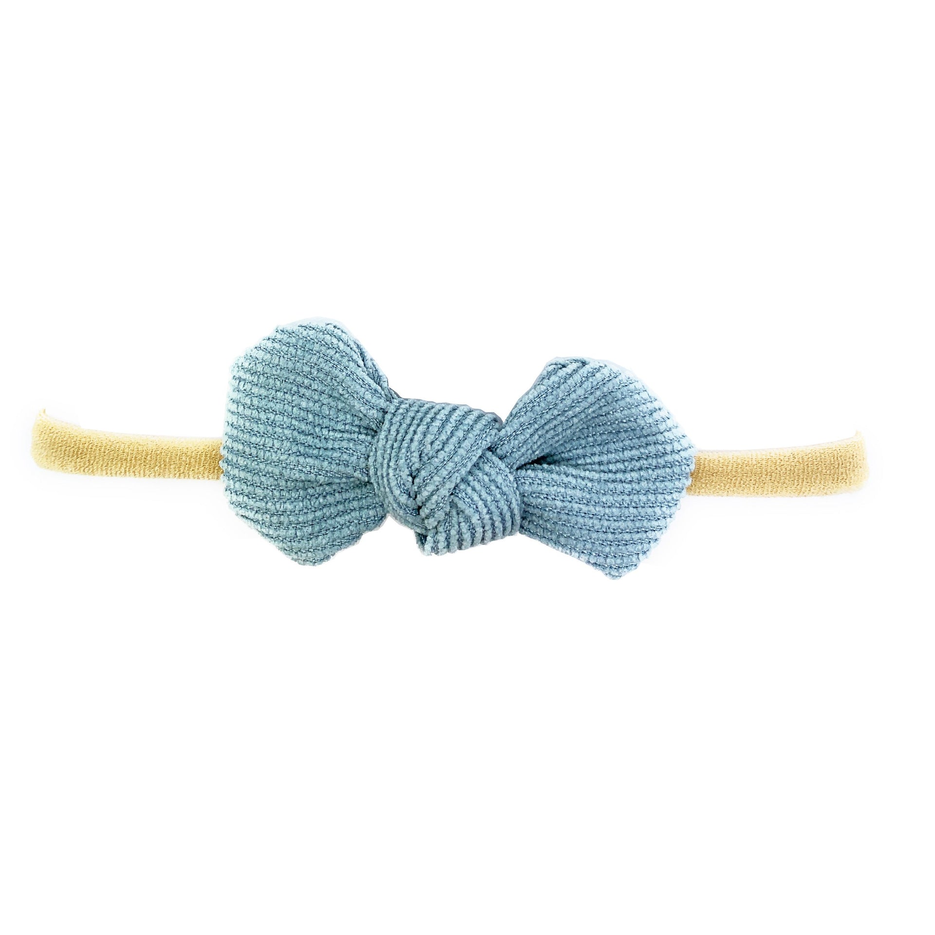 Cordelia Corduroy Knot Bow Headband For Babies and Toddlers Baby Wisp