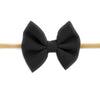 Infant Headband - Fanny Bow - Black Baby Wisp
