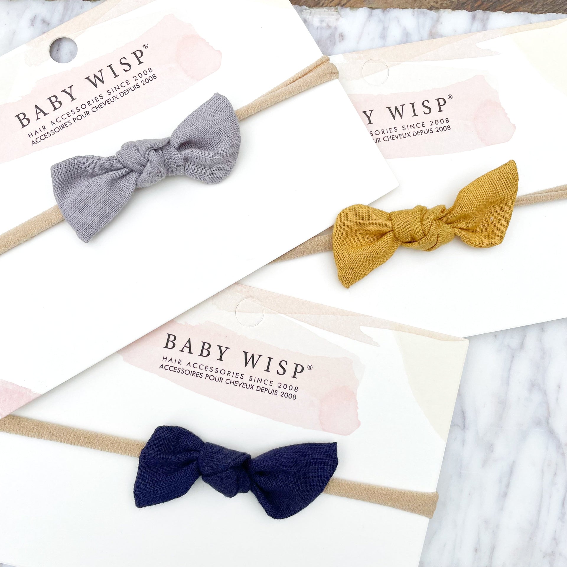 Megan Tie Knot Baby Headband Baby Wisp