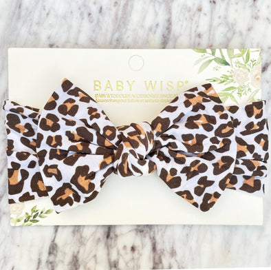 Infant Headwrap Nylon Bow Headband - Leona Baby Wisp